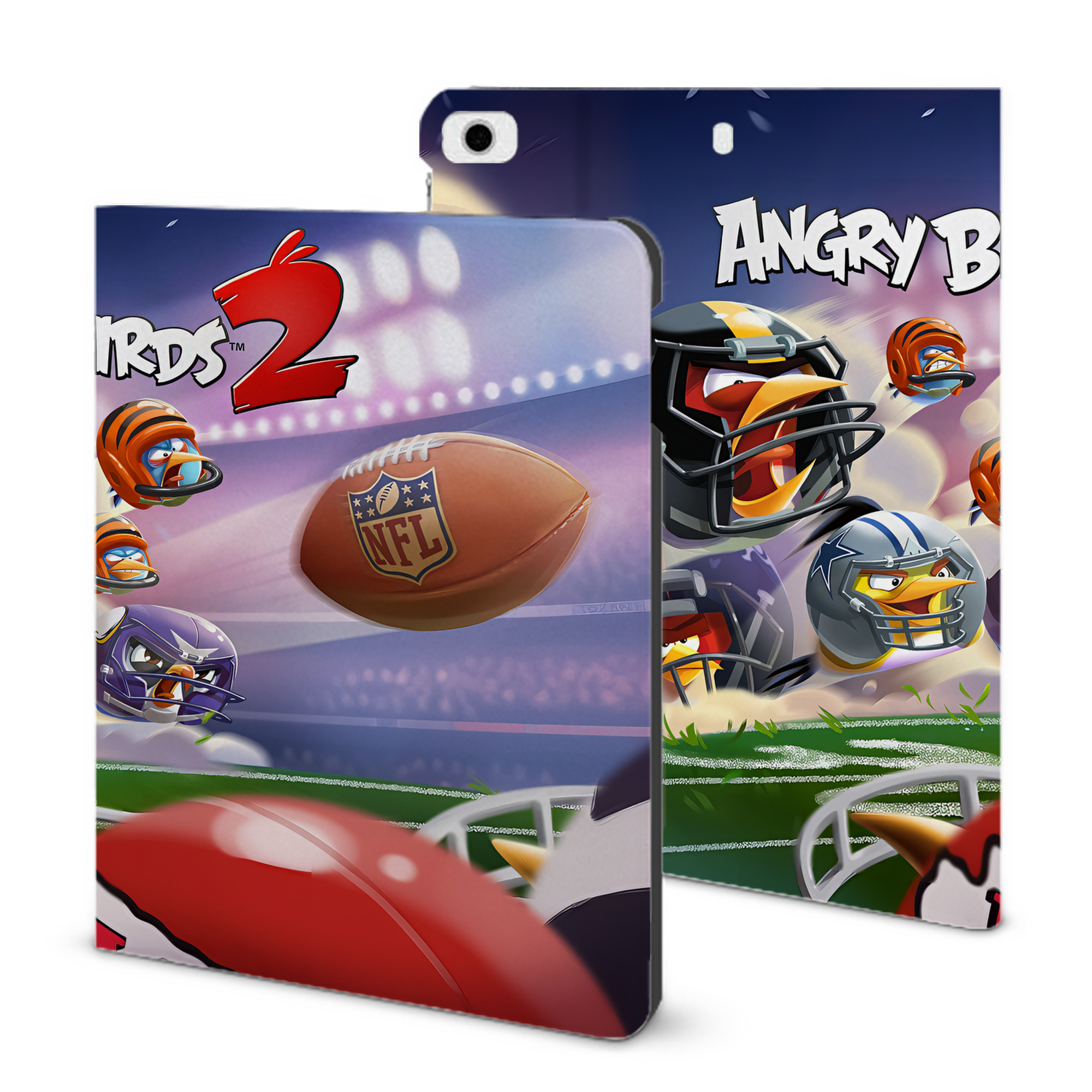 （画像用） Angry Birds アングリーバード IPad ケース ブック型 PUレザー TPU 耐衝撃 軽量 薄型 ペン収納なし 全面保護 IPad 各モデル対応